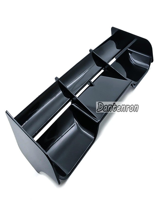 Dantenron 1/8 RC Car Force Rear Spoiler High Down Force Body Wing Tail Compatible with 1:8 Scale RC Off Road Short Course Truck Buggy Racing Car (Black) - Image 4
